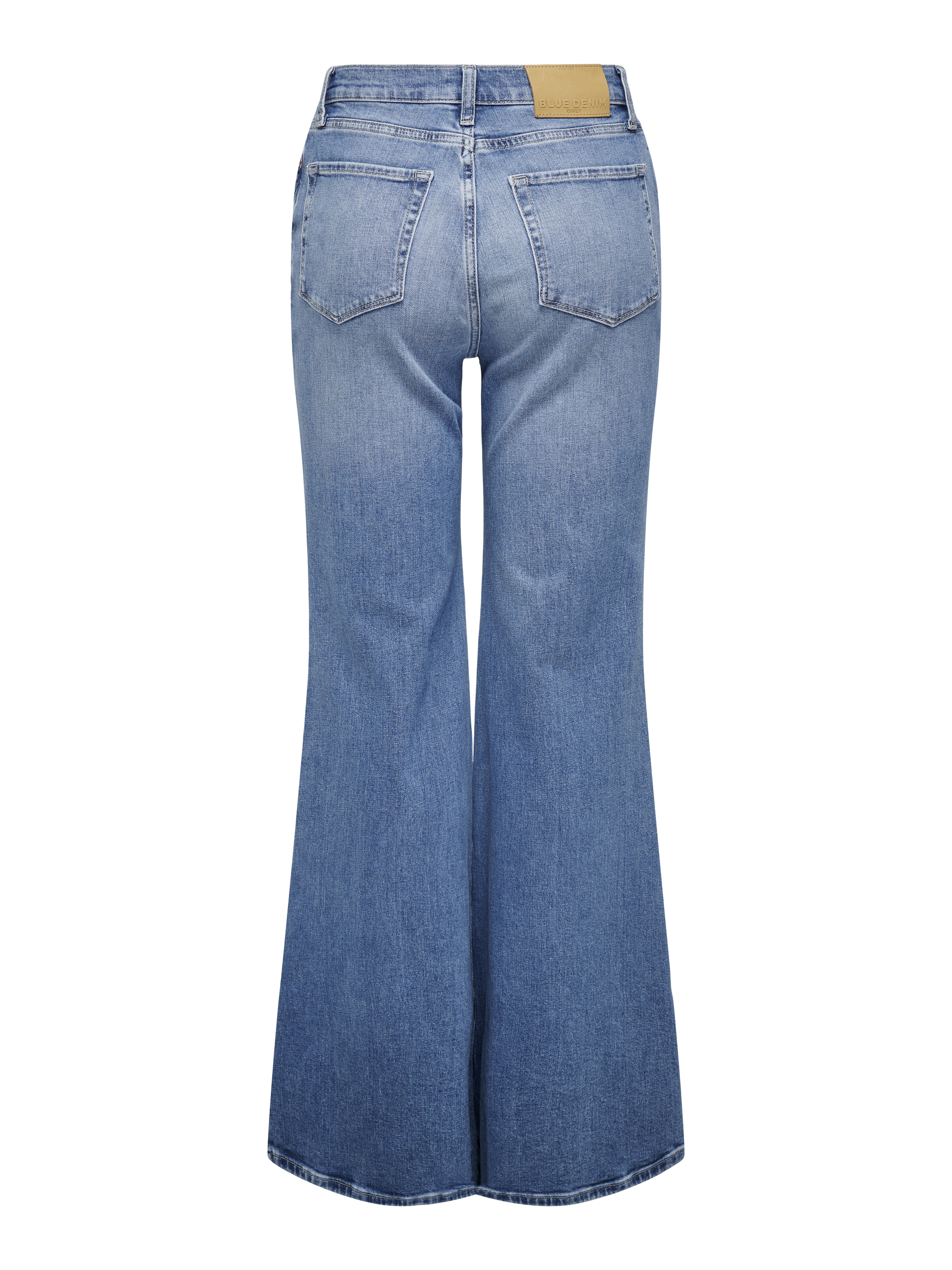 Thumbnail - Onlpatricia Hohe Taille Ausgestellt Jeans