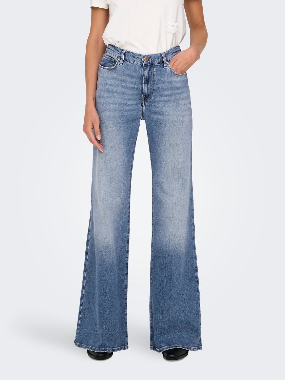 Onlpatricia Hohe Taille Ausgestellt Jeans