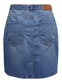 ONLY Jupe mini Taille haute -Medium Blue Denim - 15325894