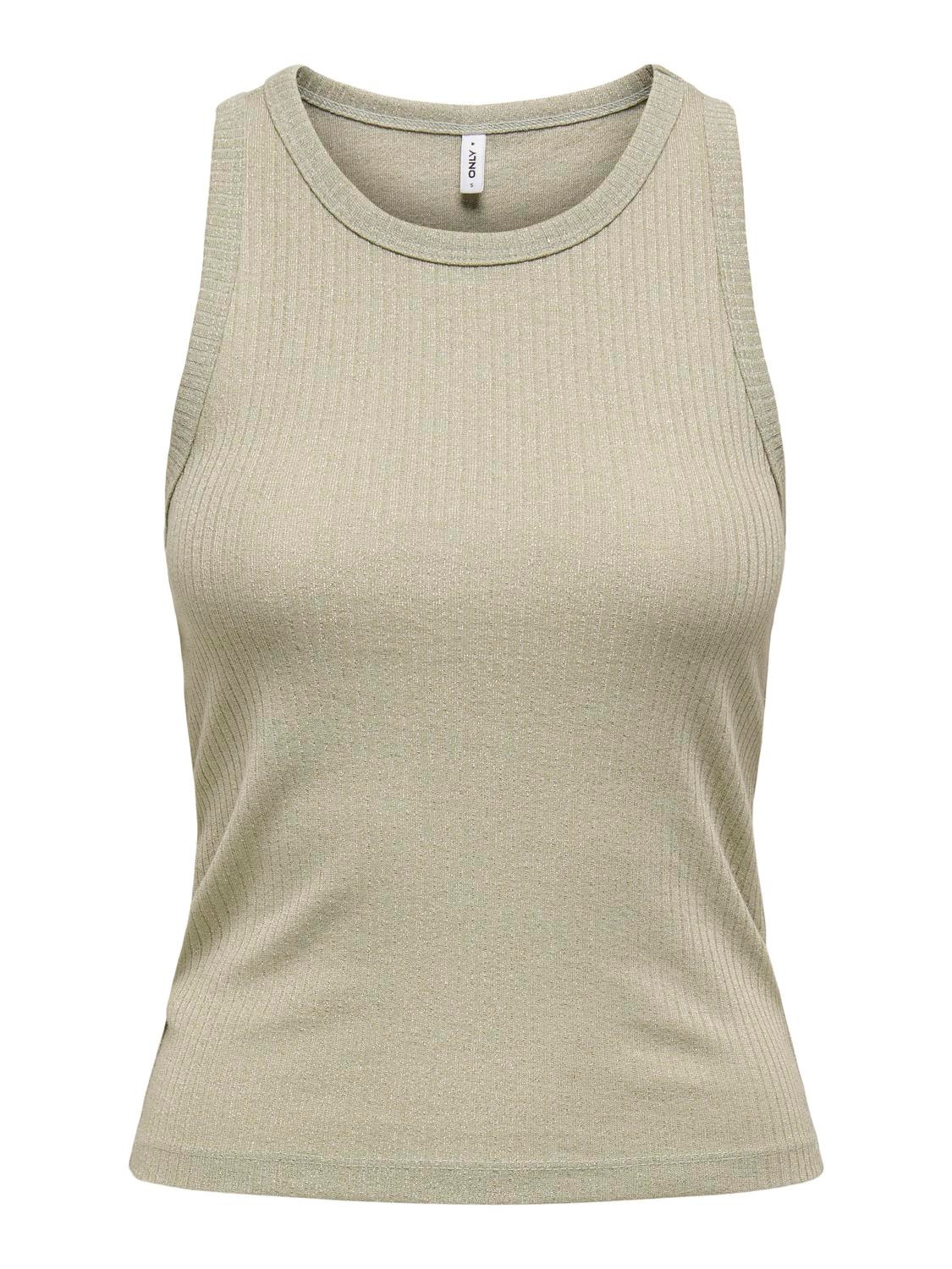 ONLY Glitter tank top -Desert Sage - 15325975