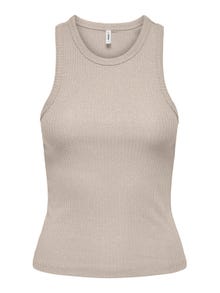 ONLY Glimmer tanktop -Pumice Stone - 15325975