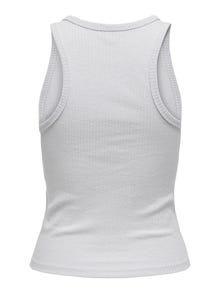 ONLY Normal geschnitten Rundhals Top -Bright White - 15325975