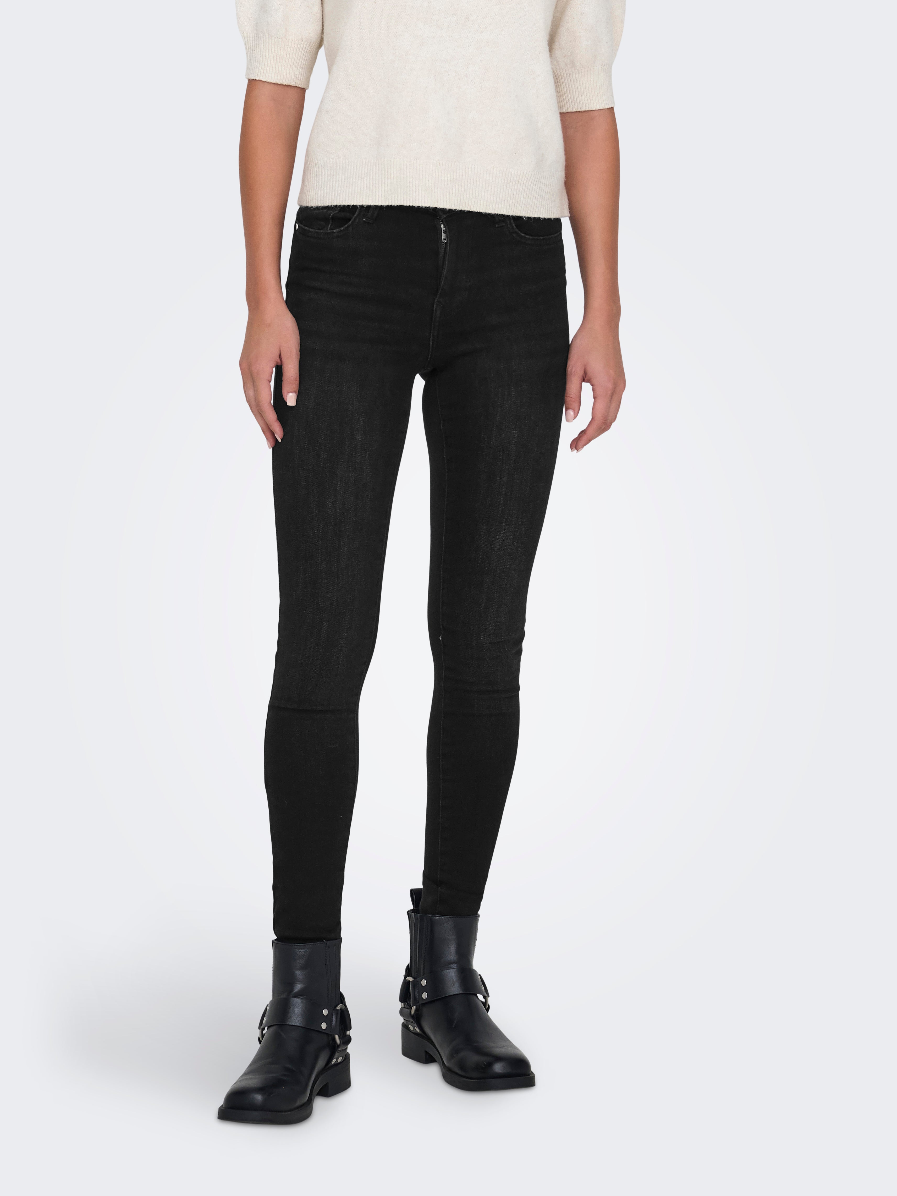 Onlpower Mittlere Taille Skinny Fit Jeans