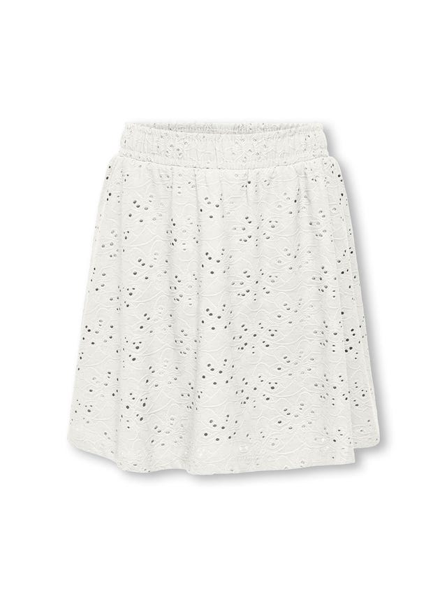 ONLY Broderie anglaise skirt - 15326114