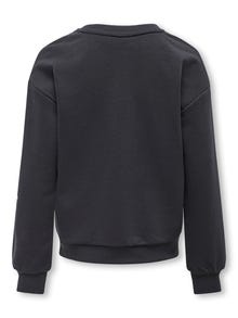 ONLY o-hals sweatshirt -Charcoal Art - 15326128