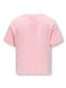 ONLY O-hals t-shirt -Candy Pink - 15326156