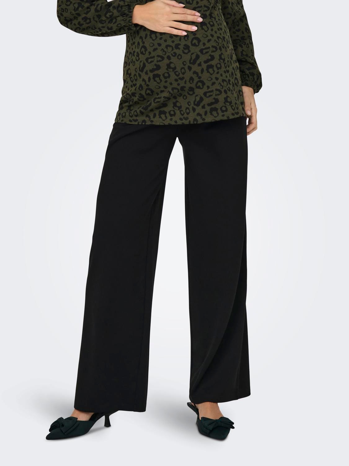 ONLY Mama classic trousers -Black - 15326200