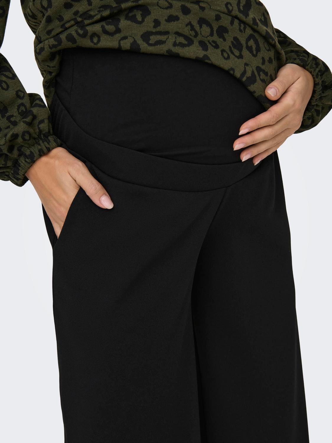 ONLY Mama classic trousers -Black - 15326200