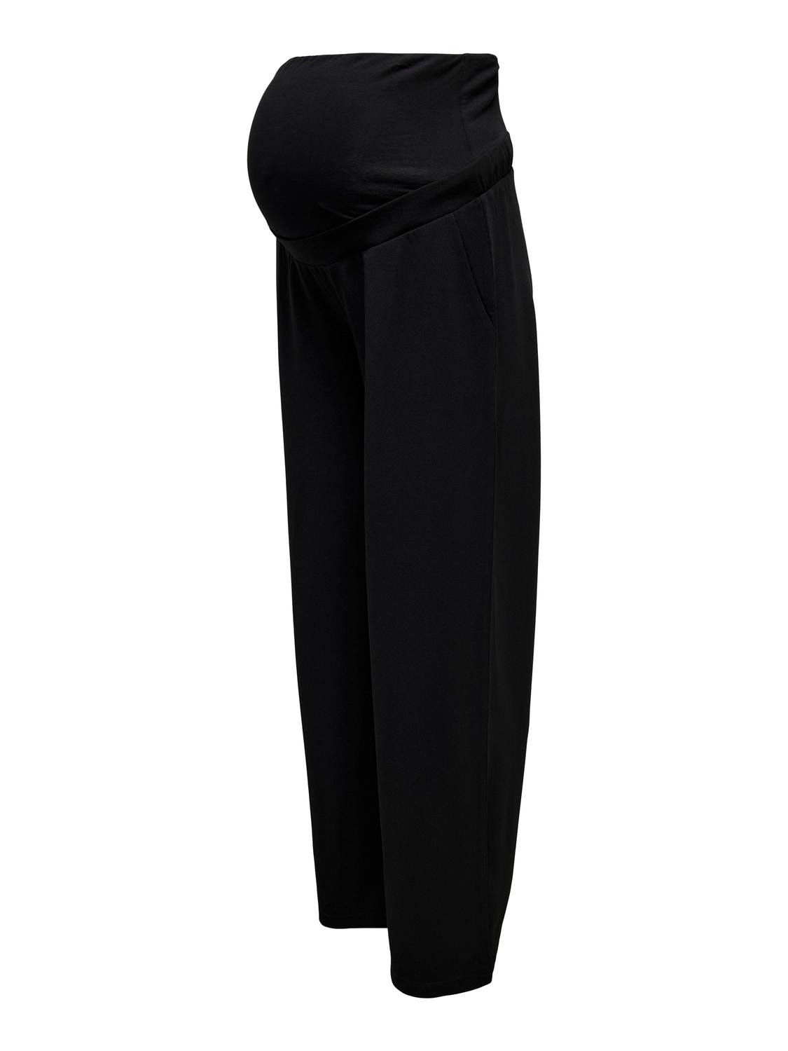 ONLY Mama klassiske bukser -Black - 15326200