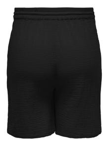 ONLY Regular Fit High waist Curve Shorts -Black - 15326380