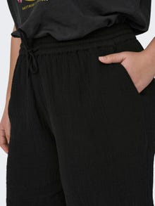 ONLY Regular Fit High waist Curve Shorts -Black - 15326380