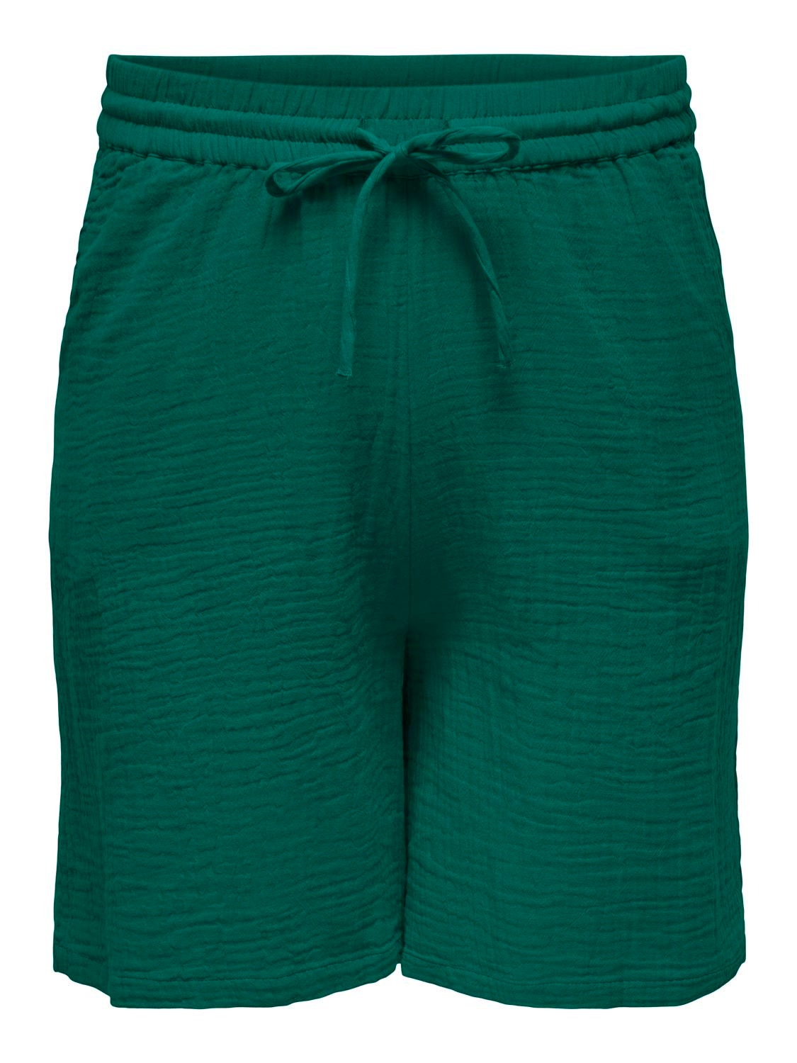 ONLY Normal geschnitten Hohe Taille Curve Shorts -Aventurine - 15326380