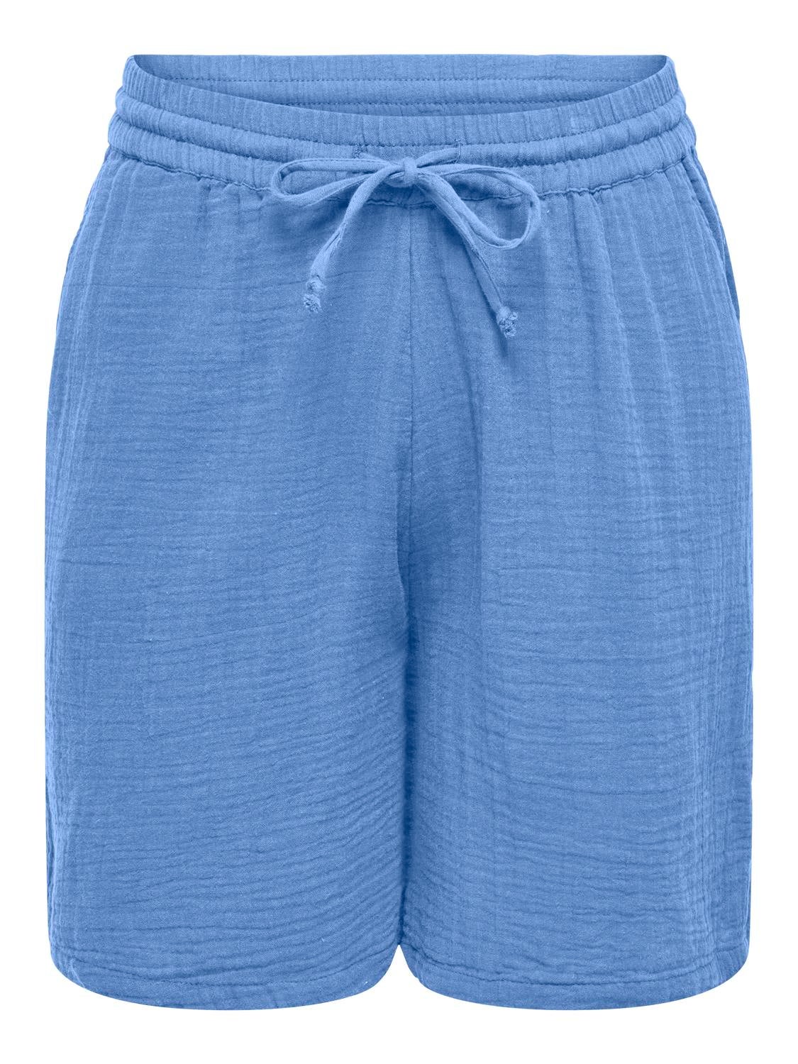 Carthyra Hohe Taille Normal Geschnitten Shorts