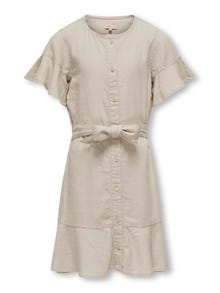 ONLY Kort kjole med bælte -Moonbeam - 15326401