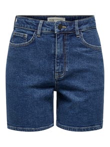 ONLY Normal geschnitten Shorts -Dark Blue Denim - 15326450