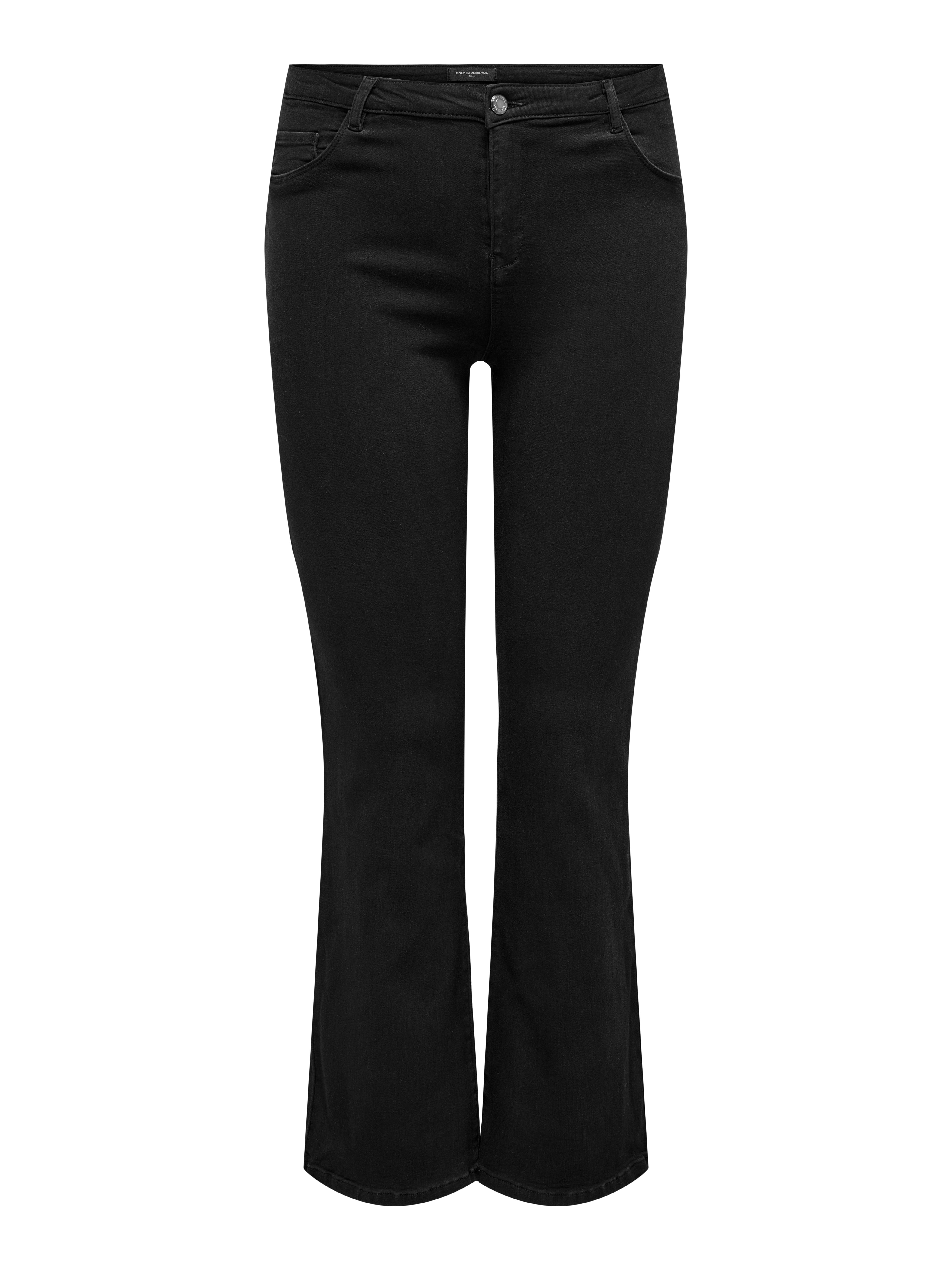 Thumbnail - Carthunder Mittlere Taille Flared Jeans