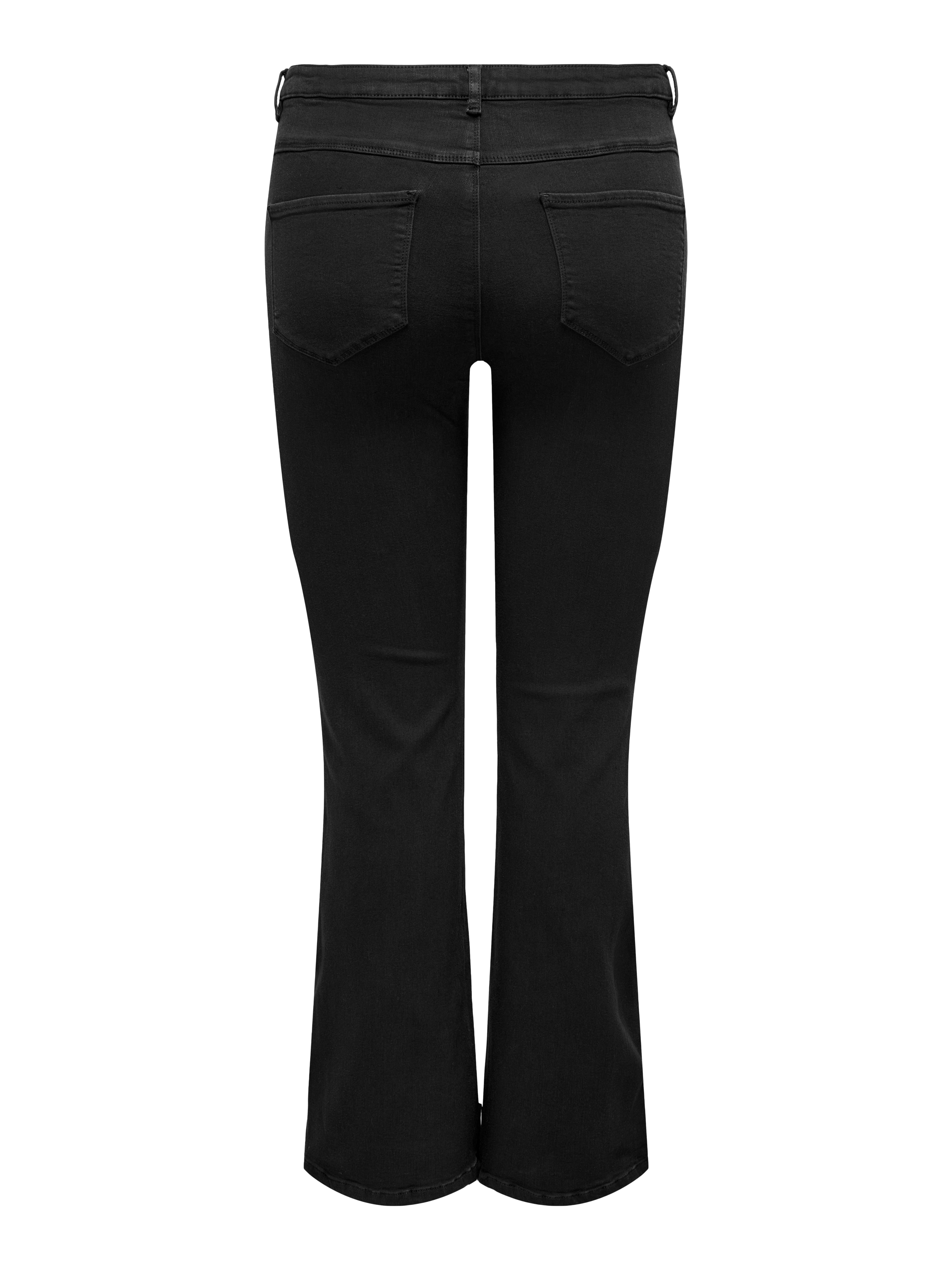 Thumbnail - Carthunder Mittlere Taille Flared Jeans
