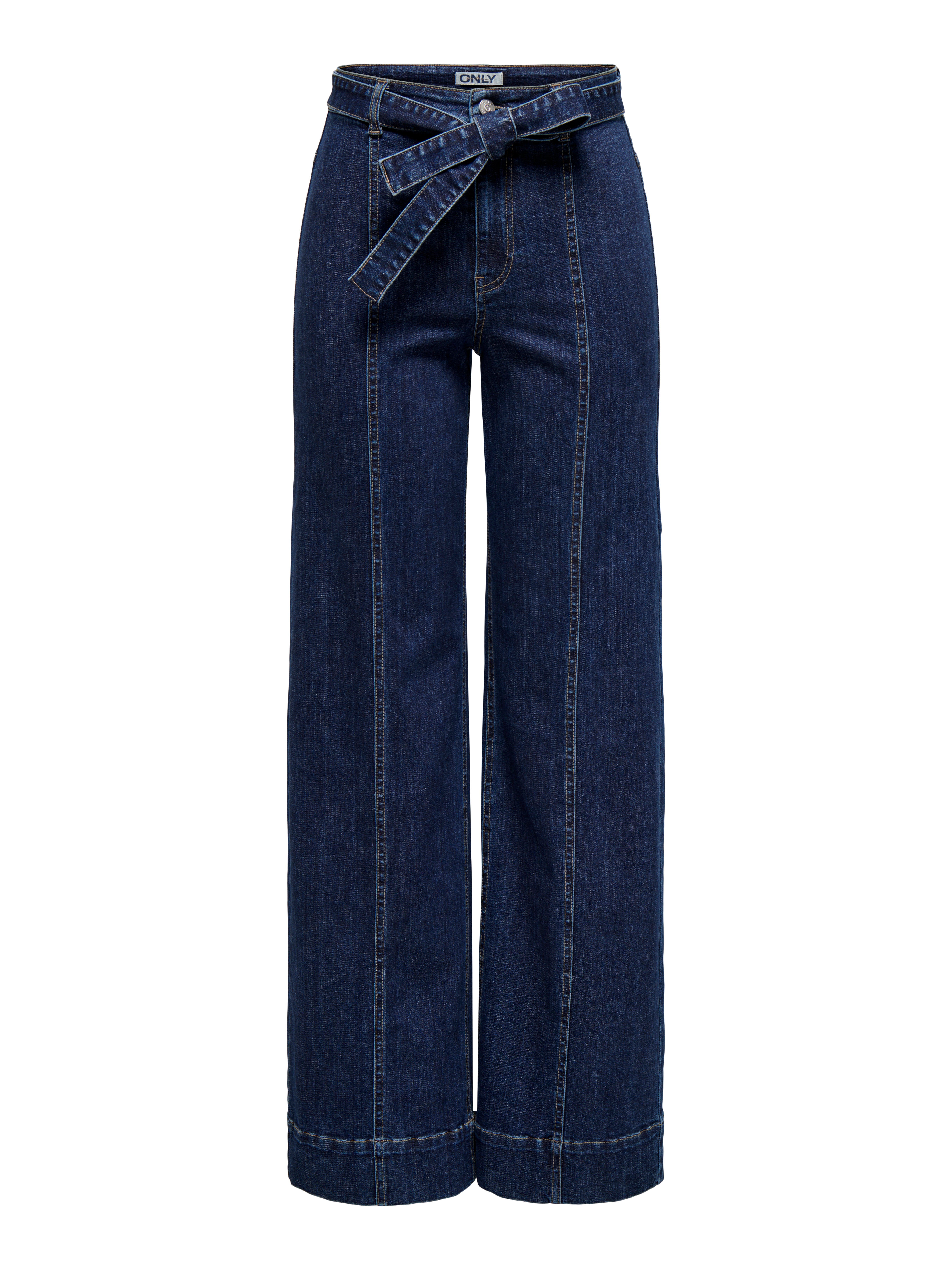 最大90％オフ - 特価 セール ONLMADISON Wysoka talia Krój wide leg Jeans | Dark Blue | ONLY® Clothing