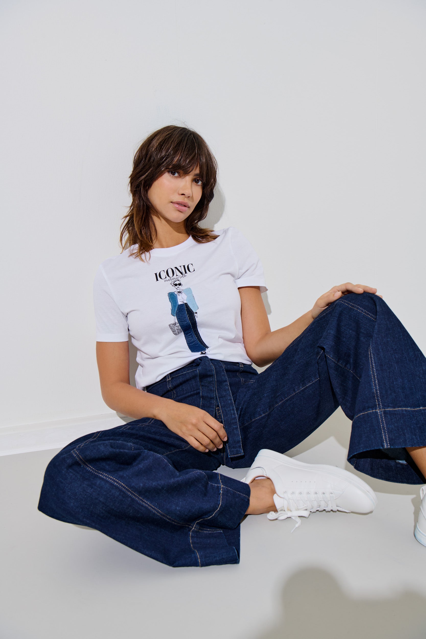 Onlmadison Hohe Taille Weiter Beinschnitt Jeans