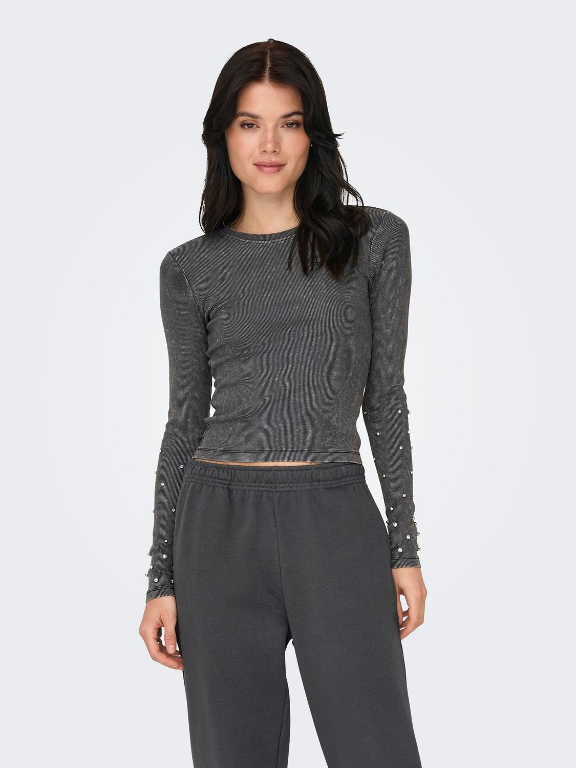 ONLY Regular fit O-pääntie Topit -Black - 15326874