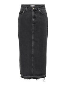 ONLY ONLNELIA Τζιν Μακριά φούστα -Washed Black - 15326915