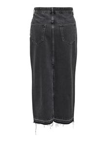 ONLY ONLNELIA Τζιν Μακριά φούστα -Washed Black - 15326915