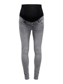 ONLY OLMBELLY REGULAR WAIST SKINNY Jeans -Light Grey Denim - 15326960