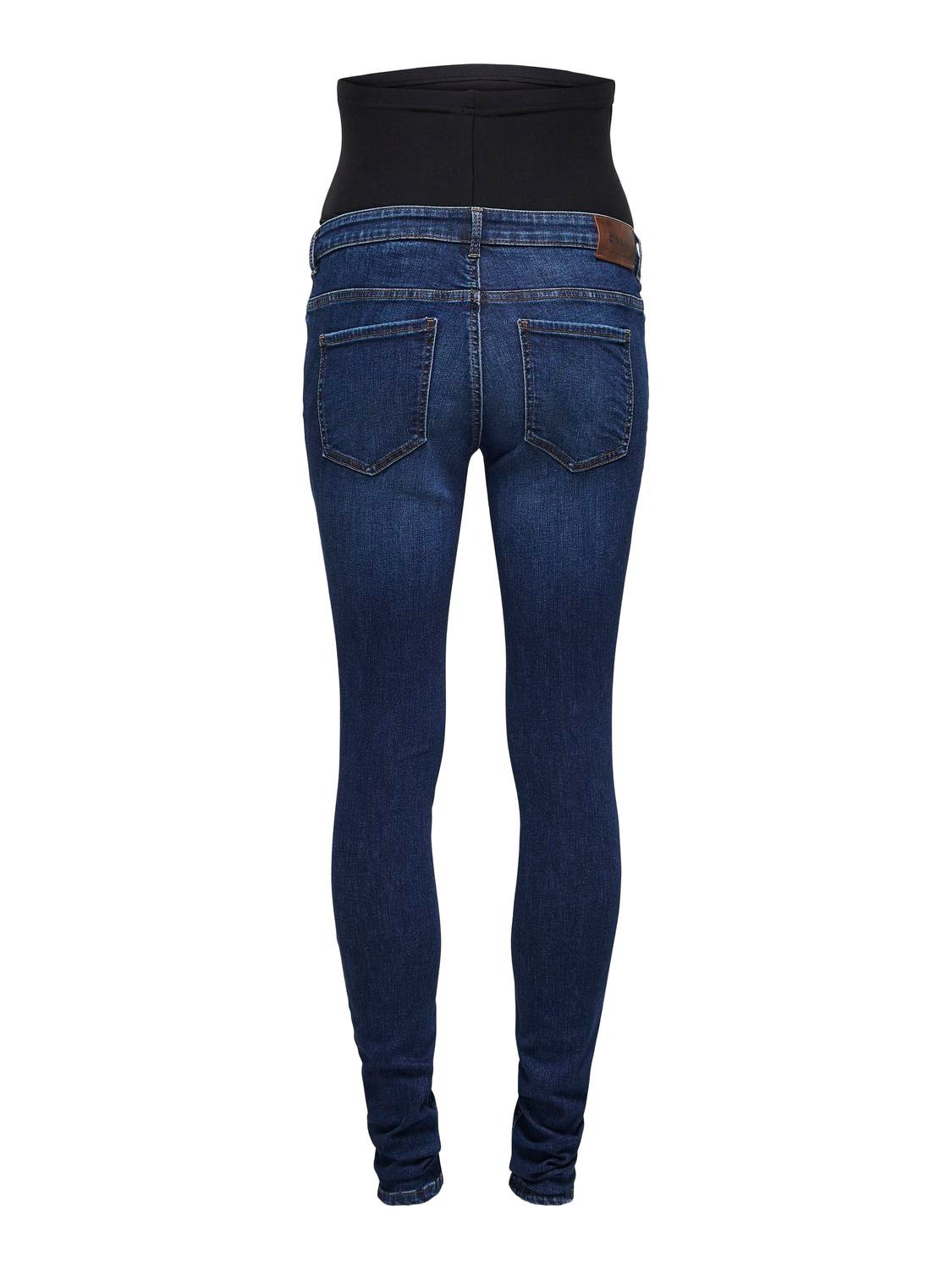 ONLY OLMBELLY REGULAR WAIST SKINNY Jeans -Medium Blue Denim - 15326960