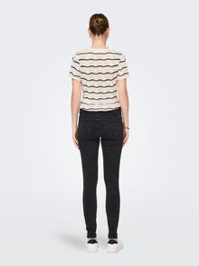 ONLY OLMBELLY REGular waist SKINNY ELAS Jeans -Black Denim - 15326965