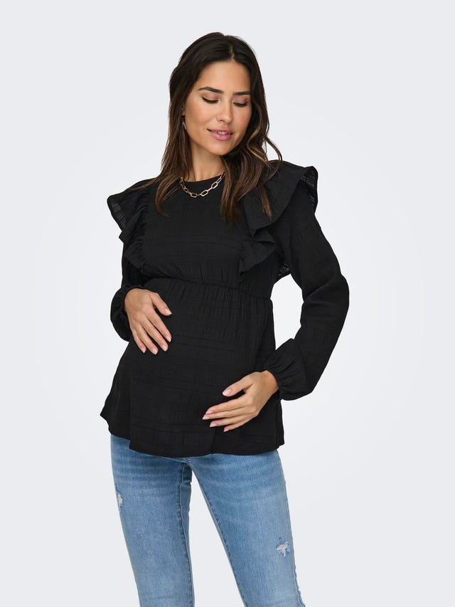 ONLY Mama o-hals top - 15326975