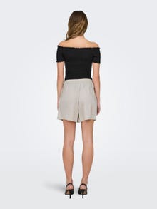 ONLY Regular Fit Mid waist Shorts -Chateau Gray - 15326999