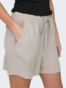 ONLY Shorts Regular Fit Taille moyenne -Chateau Gray - 15326999