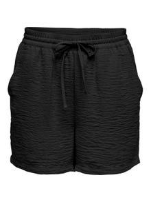 ONLY Normal geschnitten Mittlere Taille Shorts -Black - 15326999