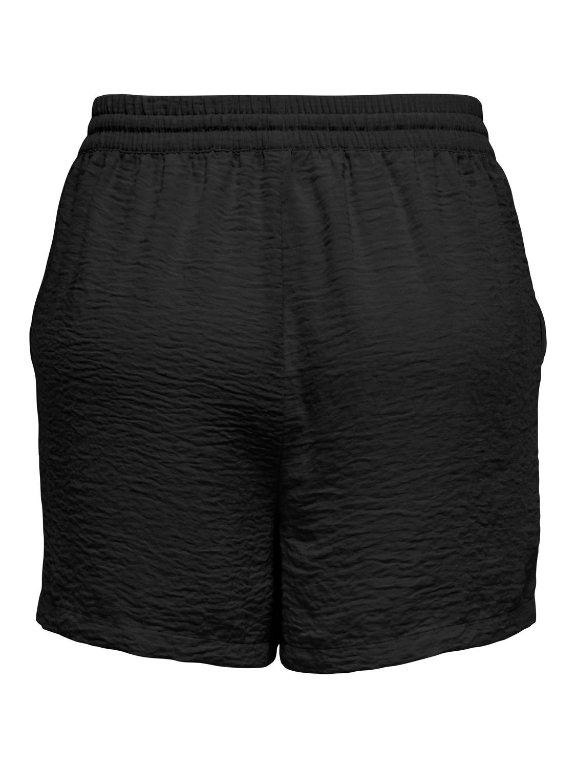 ONLY Shorts Regular Fit Taille moyenne -Black - 15326999
