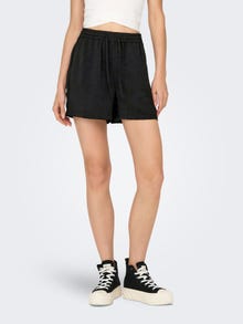 ONLY Regular Fit Mid waist Shorts -Black - 15326999