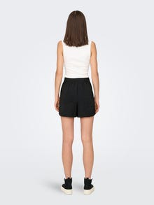 ONLY Shorts with mid waist -Black - 15326999