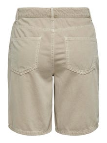 ONLY Locker geschnitten Mittlere Taille Shorts -Plaza Taupe - 15327036