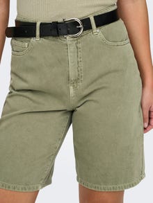 ONLY Loose fit Middels høy midje Shorts -Aloe - 15327036