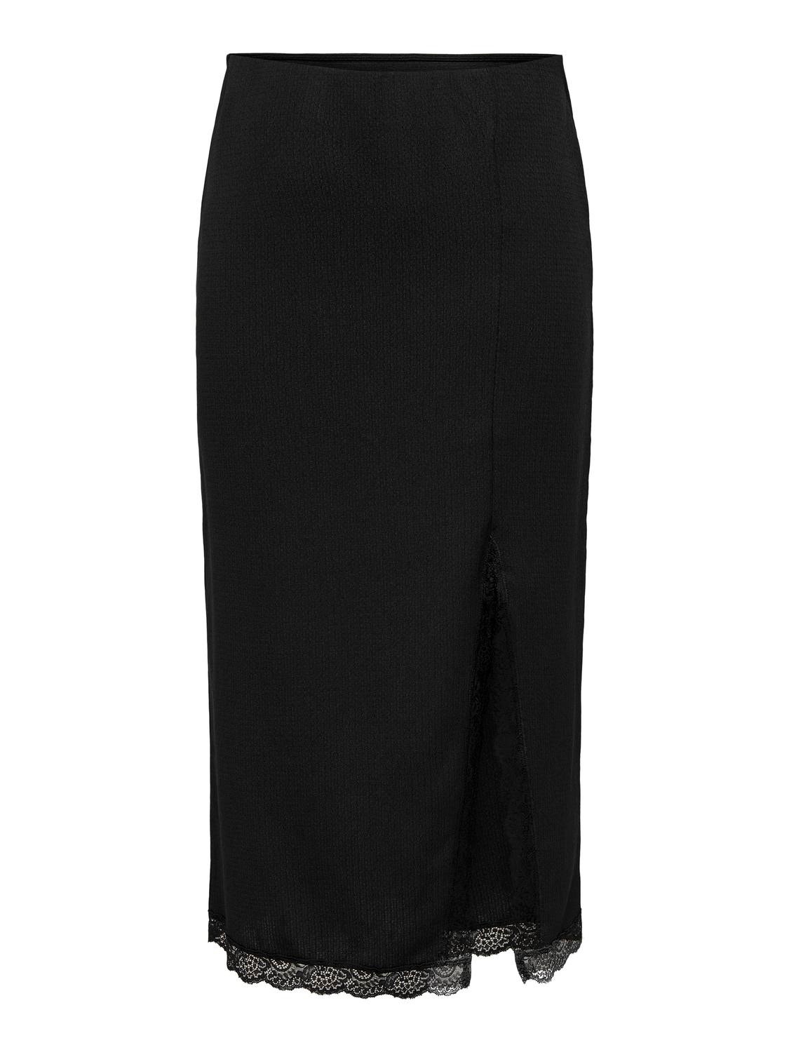 ONLY Jupe midi -Black - 15327279