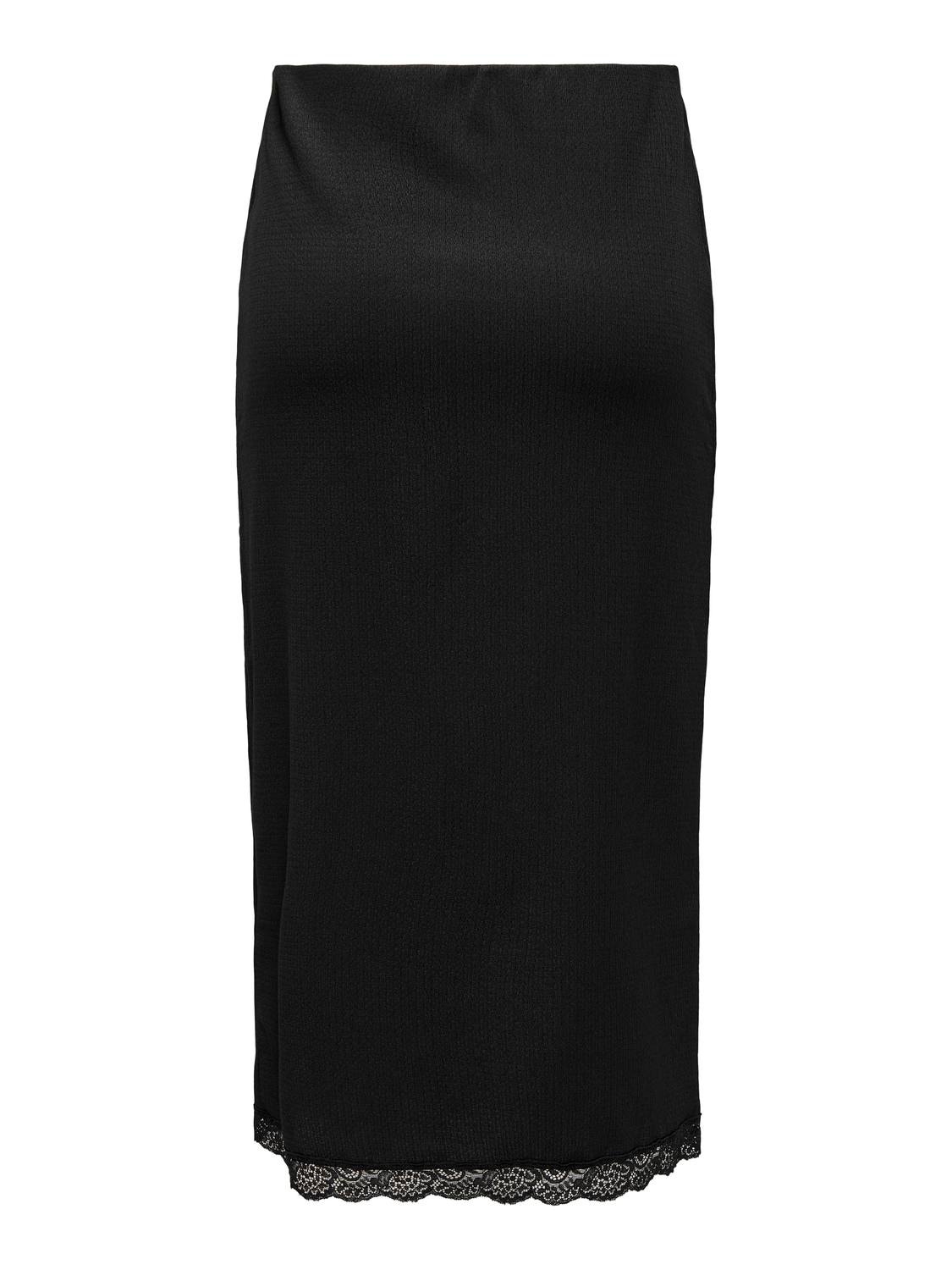 ONLY Jupe midi -Black - 15327279