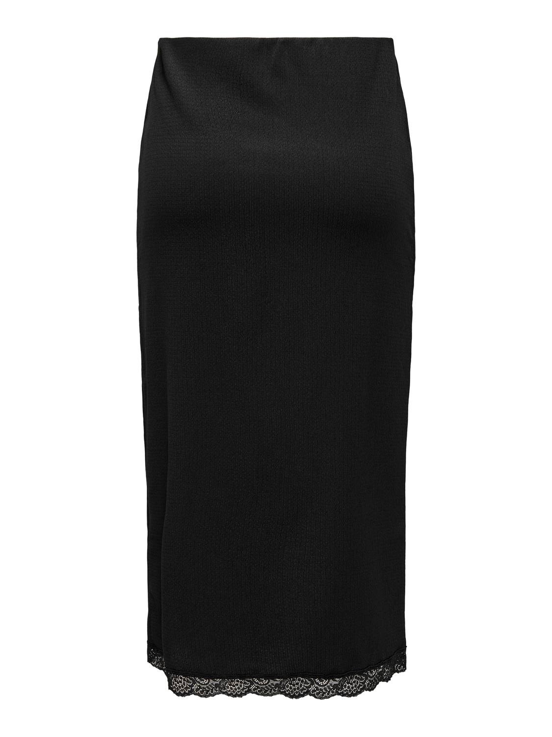 ONLY Midi skirt -Black - 15327279