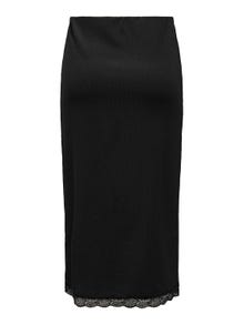 ONLY Midi skirt with slits -Black - 15327279