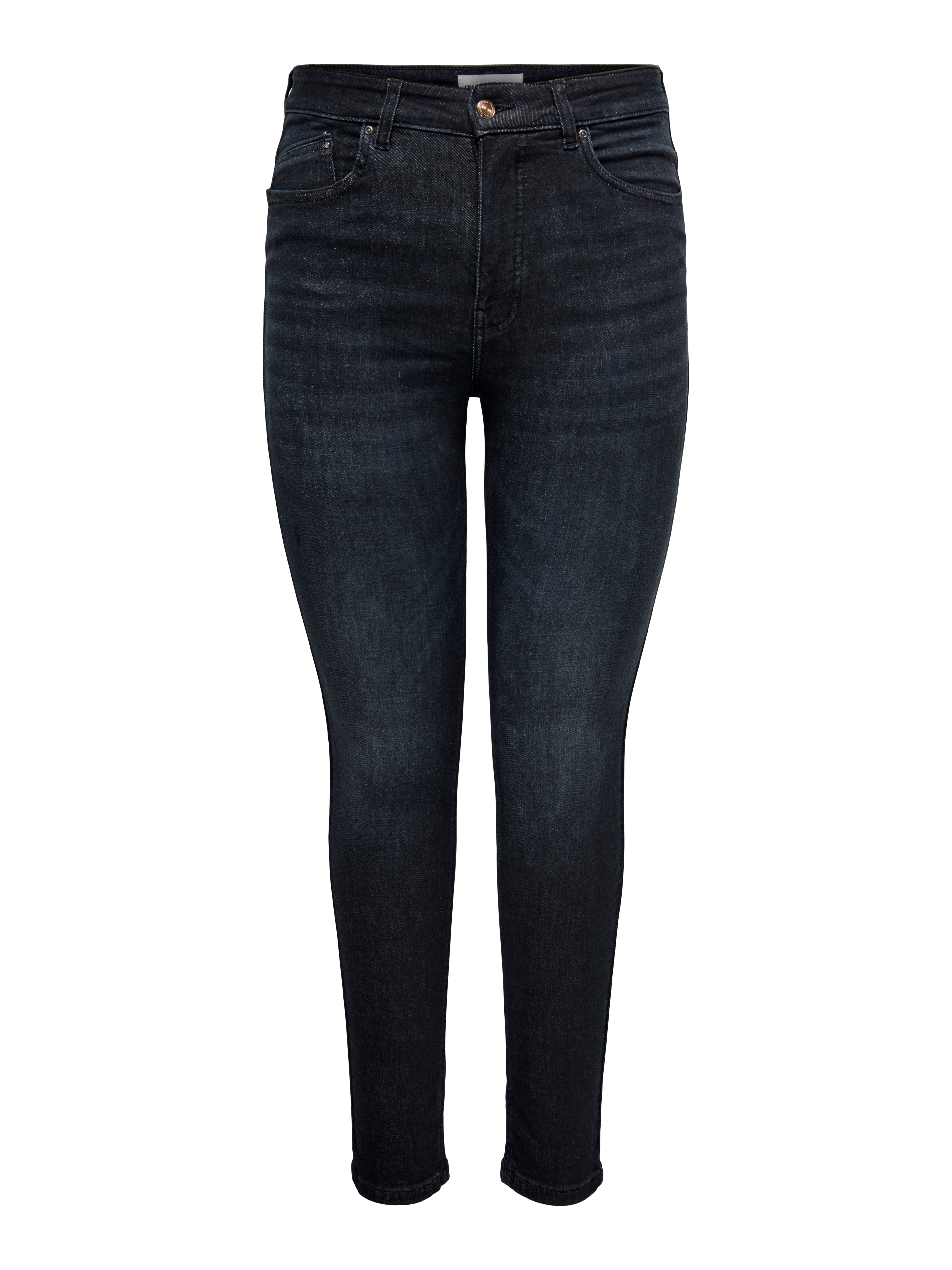 Thumbnail - Caremmy Hohe Taille Skinny Fit Jeans