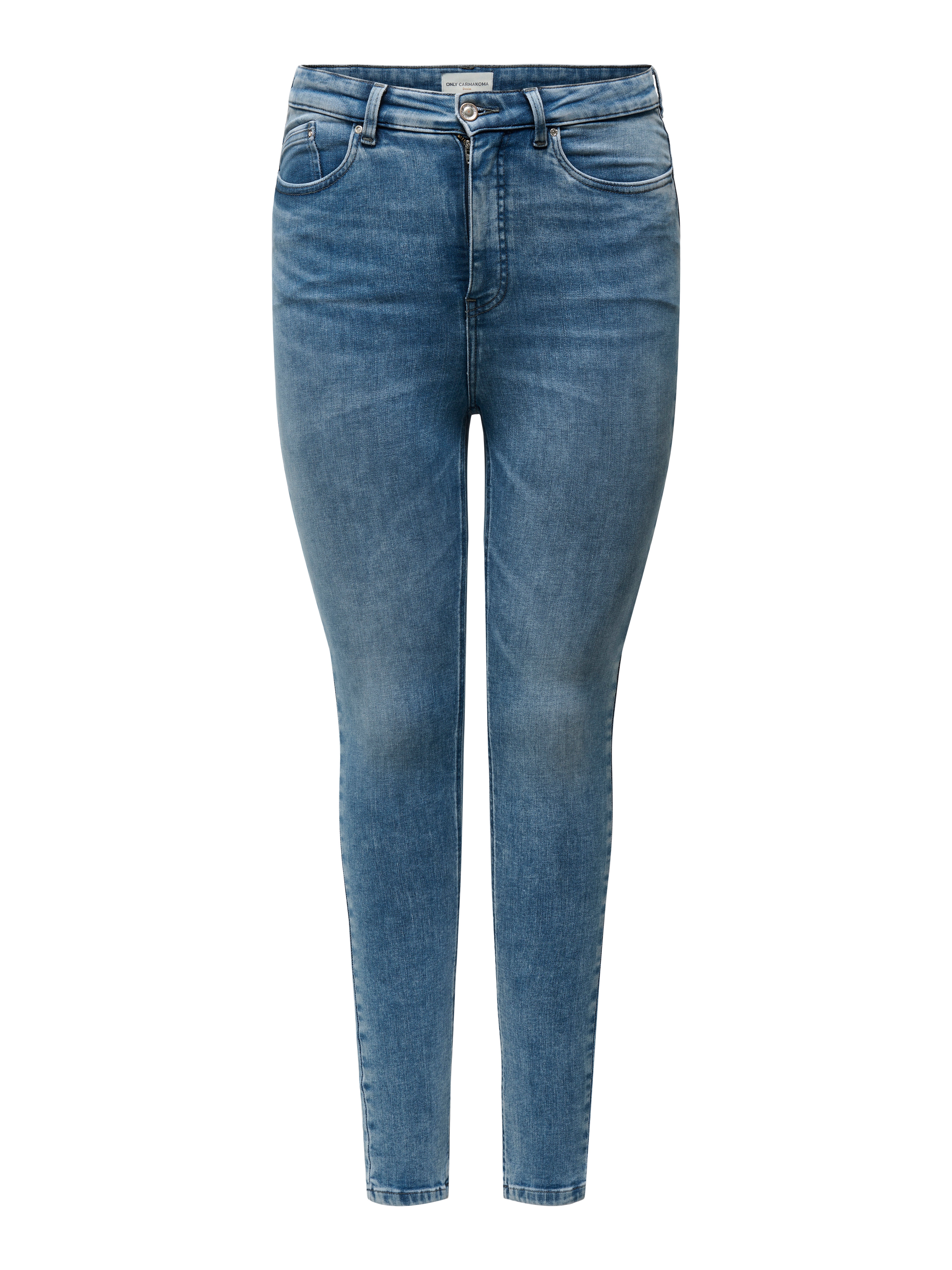 Thumbnail - Caremmy Hohe Taille Skinny Fit Jeans