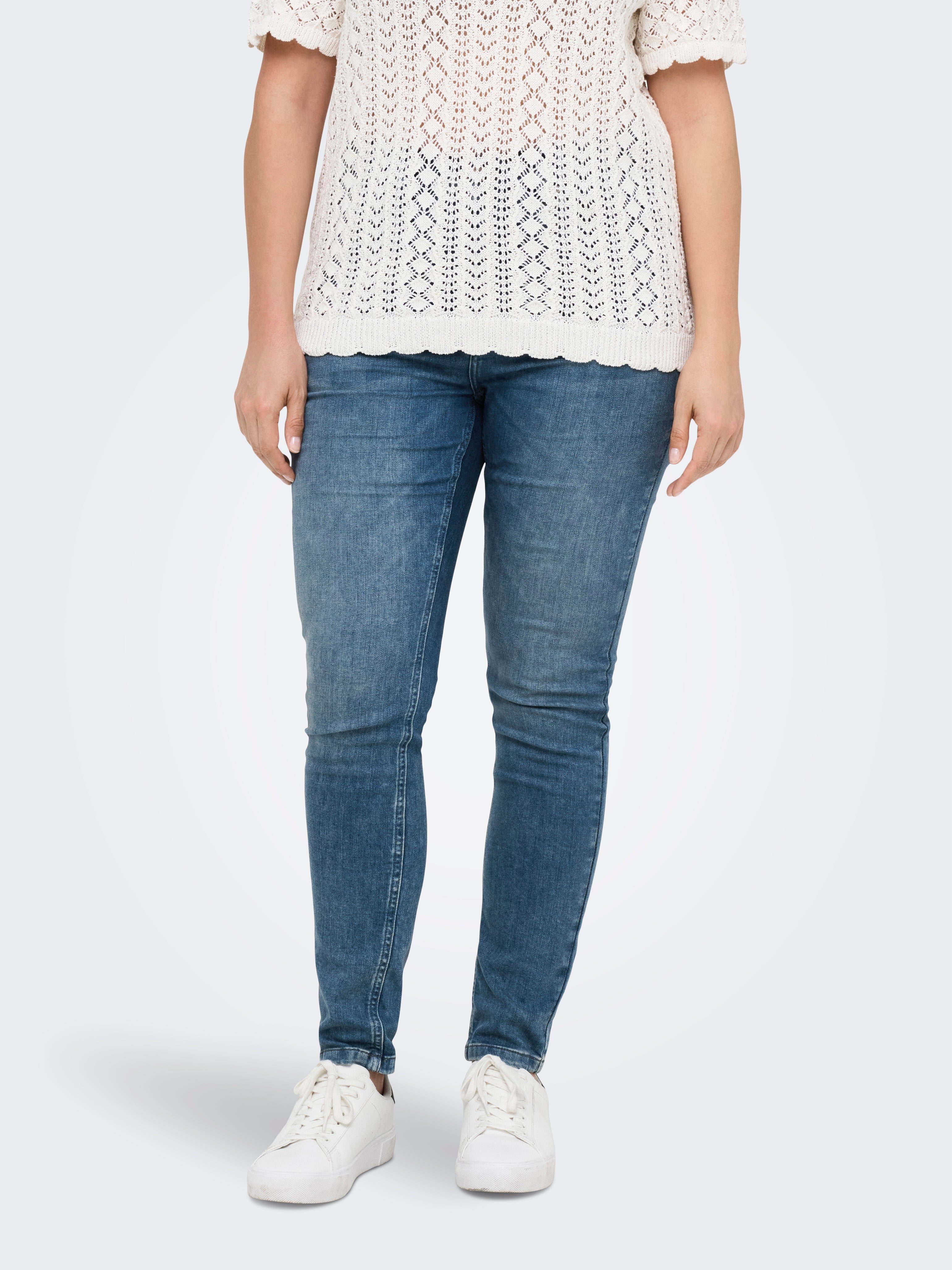 Caremmy Hohe Taille Skinny Fit Jeans