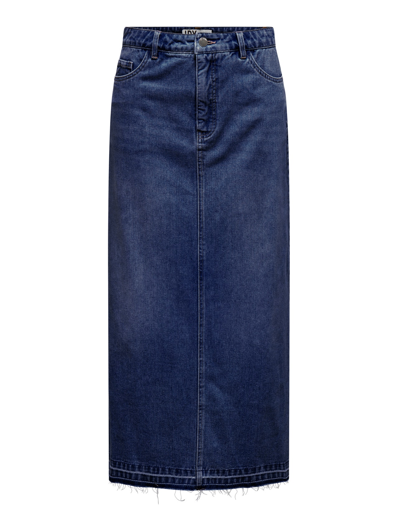 ONLY Maxi denim nederdel -Dark Blue Denim - 15327478