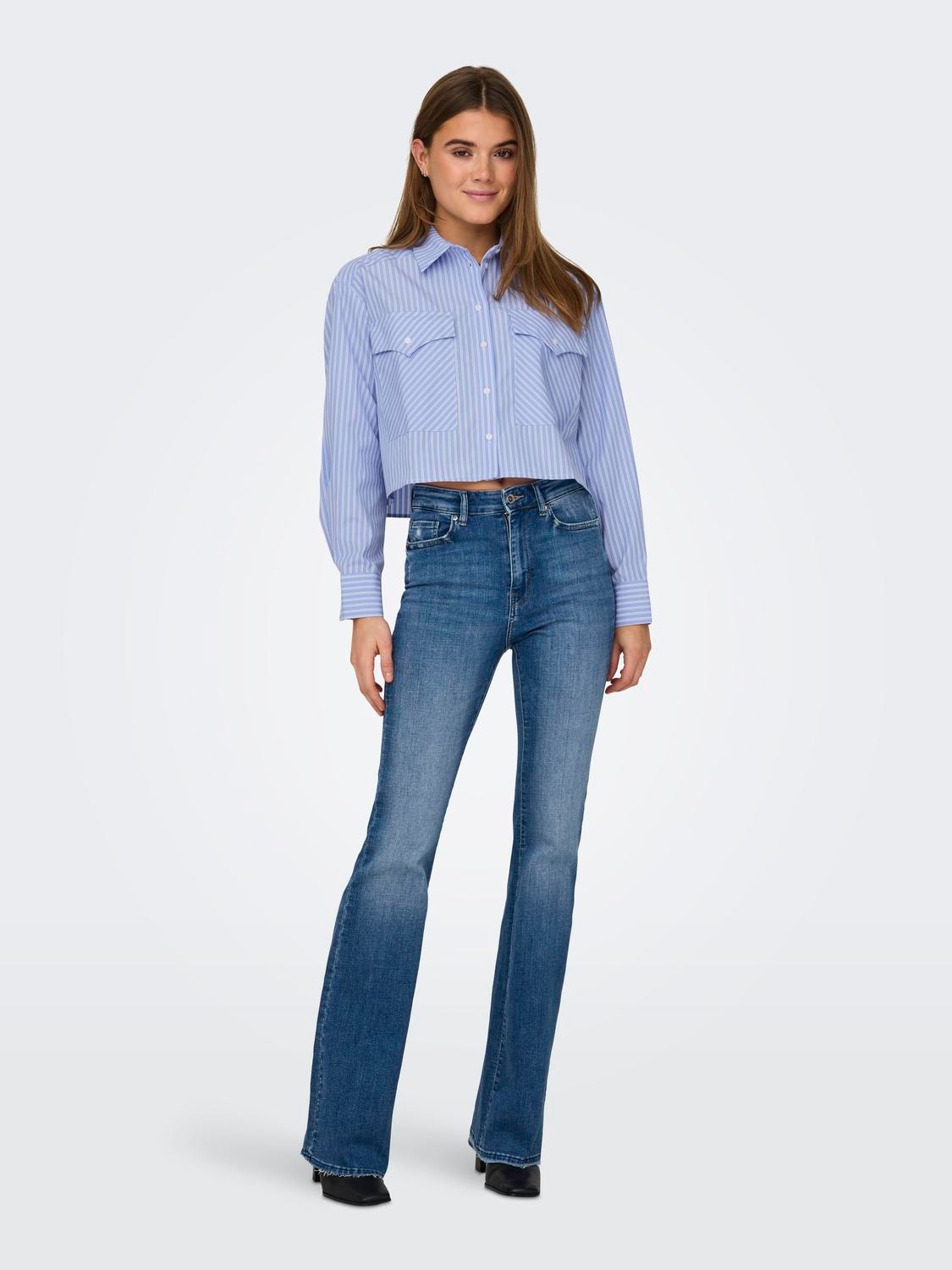 ONLY Cropped shirt -Angel Falls - 15327688