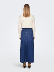 ONLY Maxi denim skirt -Medium Blue Denim - 15327696