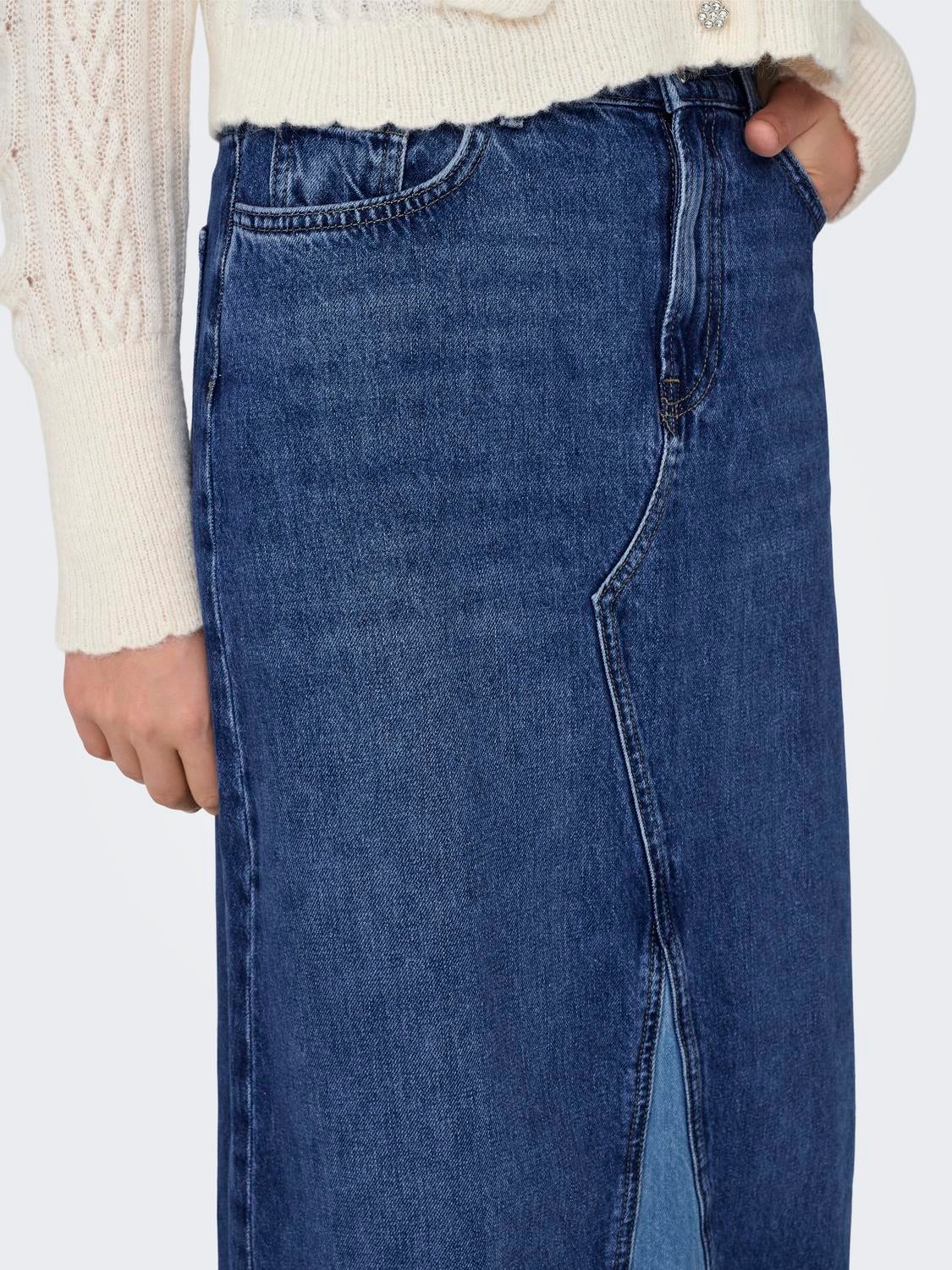 Gonna a sale vita alta jeans