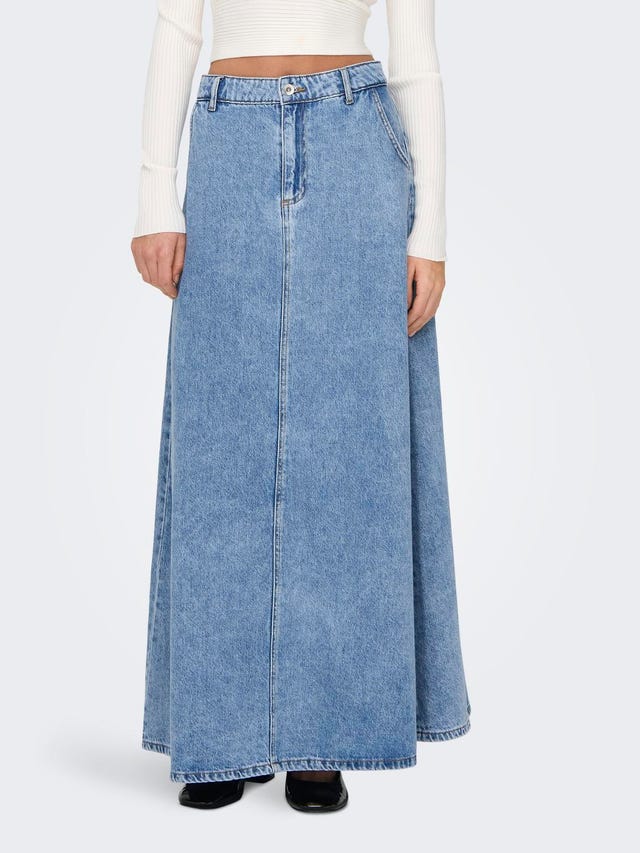 ONLY Mid waist Long skirt - 15327701